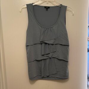 Valerie Stevens Layered Gray Tank Top from Talbots